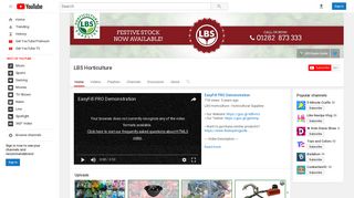 LBS Horticulture - YouTube