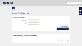 Zum Online-Banking Login (NORD/LB)