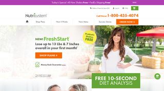 Nutrisystem Official Site | Weight Loss and Diet Plans