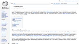 Local Body Tax - Wikipedia