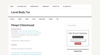 Local Body Tax: Pimpri Chinchwad