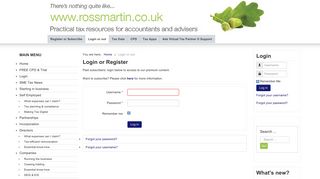 Login or out - RossMartin.co.uk/ - Nichola Ross Martin's Tax Consultancy