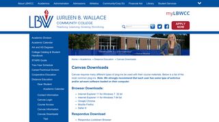 Canvas Downloads | Lurleen B. Wallace Community College