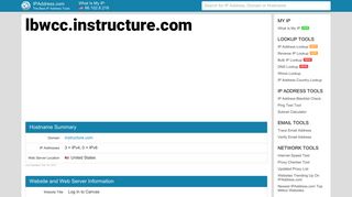 Log In to Canvas - lbwcc.instructure.com | IPAddress.com