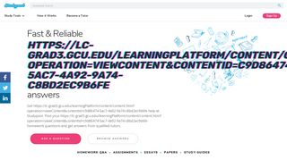 Https://lc-grad3.gcu.edu/learningplatform/content/content ... - Studypool