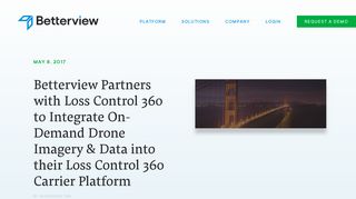 Betterview Partners with Loss Control 360 to Integrate On-Demand ...