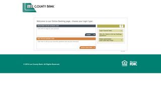 Login - Lee County Bank Internet Banking