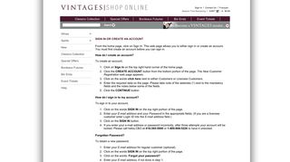 VINTAGES Shop Online: LCBO VIO HELP (Sign in or Create an ...