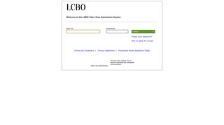 LCBO's New Item Submission System