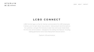 LCBO Connect — Hyunjin Min