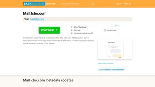 Mail Lcbo (Mail.lcbo.com) - Outlook Web App - Easycounter