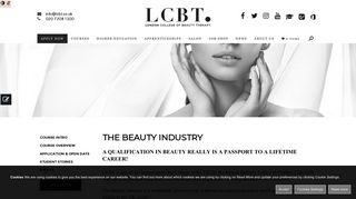 Beauty Therapy Courses at LCBT - London College of Beauty Therapy