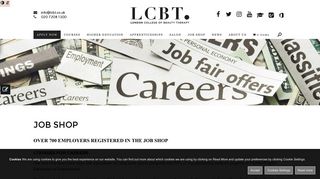 The Job Shop at LCBT - Career Advice and Guidance