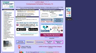 LCCC Student Intranet