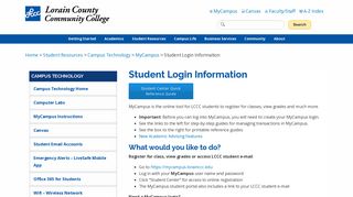Student Login Information - Campus Technology