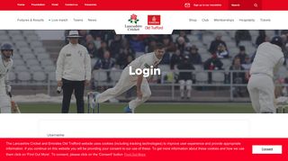 Login | Lancashire Cricket Club