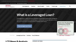 Leveraged Loan - LeveragedLoan.com