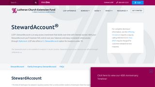 StewardAccount - Lutheran Church Extension Fund