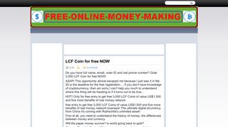 MONEY4UK: LCF Coin for free NOW