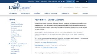 PowerSchool - Unified Classroom - Parents - L'Anse Creuse Public ...
