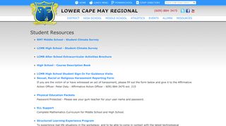 LCMR School District - Student Resources