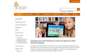 Online catalog information - Loudoun County Public Library