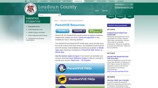 ParentVUE StudentVUE / ParentVUE Home - Loudoun County Public ...