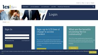 Login to the LCS community - Lean Competency System