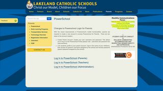 PowerSchool | Programs & Initiatives - Lakeland Catholic School District