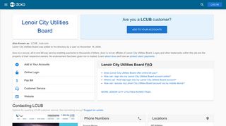 Lenoir City Utilities Board (LCUB): Login, Bill Pay, Customer Service ...