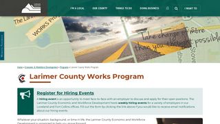 Larimer County Works Program | Larimer County