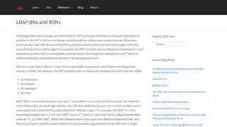 LDAP DNs and RDNs – LDAP.com