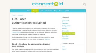 LDAP user authentication explained | Connect2id