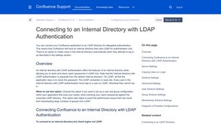 Connecting to an Internal Directory with LDAP Authentication ...