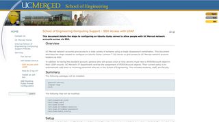 SSH Access with LDAP — School of Engineering Computing Support