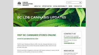 BC LDB CANNABIS UPDATES | BC Cannabis Stores & Cannabis ...