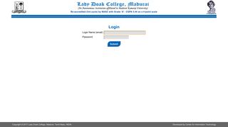 Attendance - Lady Doak College