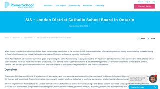 London District Catholic School Board Improves Operations with New ...