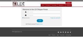 LDi Customer Portal | Login