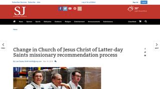 Change in Church of Jesus Christ of Latter-day Saints missionary ...