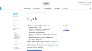 PEF Sign In - LDS.org