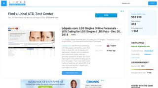 Visit Ldspals.com - LDS Singles Online Personals - LDS Dating for ...