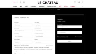 Register - LE CHÂTEAU