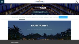 Earn Status points & Rewards points - Accor Hotels
