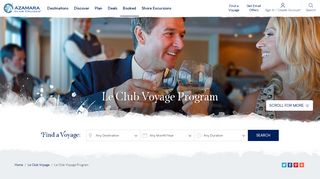 Le Club Voyage Program | Azamara Club Cruises
