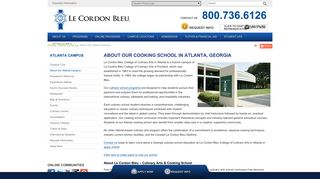 About Le Cordon Bleu College of Culinary Arts | Atlanta, Georgia