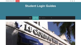 Le Cordon Bleu Student Portal | Login Guides 2018