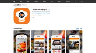 Le Creuset Recipes on the App Store - iTunes - Apple