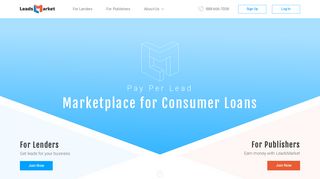 LeadsMarket.com: Pay Per Lead Affiliate Program | Loan Marketplace