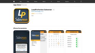 LeadPerfection Salesman on the App Store - iTunes - Apple